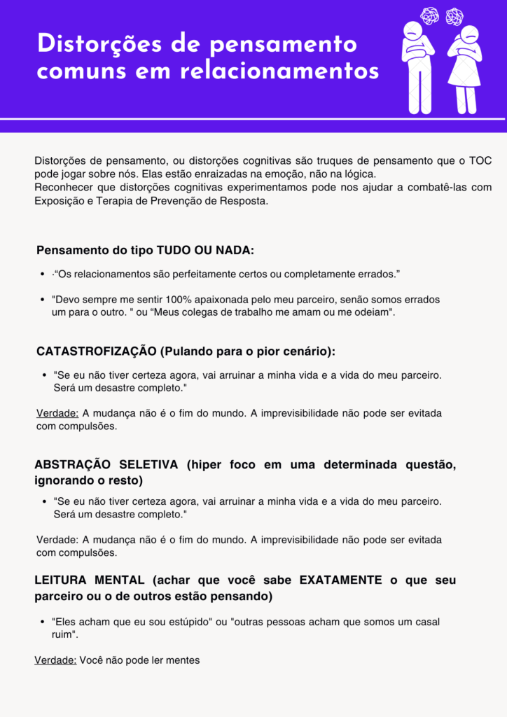 Kit de 22 recursos para psicólogos - TOC e relacionamentos